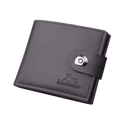 Billetera Corta para Hombre con Cierre Retro - Image 10