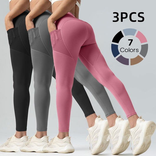 Leggins Deportivos Ajustados con Malla Trasera y Bolsillos Laterales - Image 10