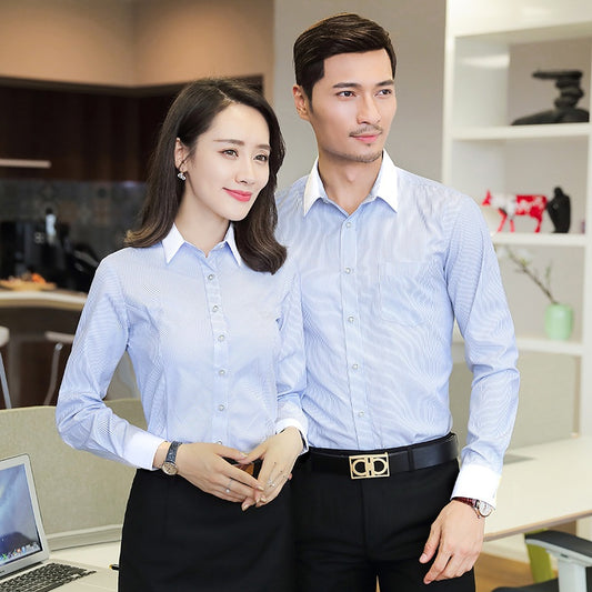 Camisa de Algodón Manga Larga para Hombre - Estilo Empresarial - Image 2