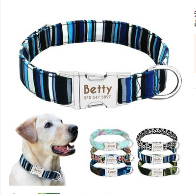 Collar Personalizado para Perros y Gatos con Placa de Identificación Antiextravío - Image 18