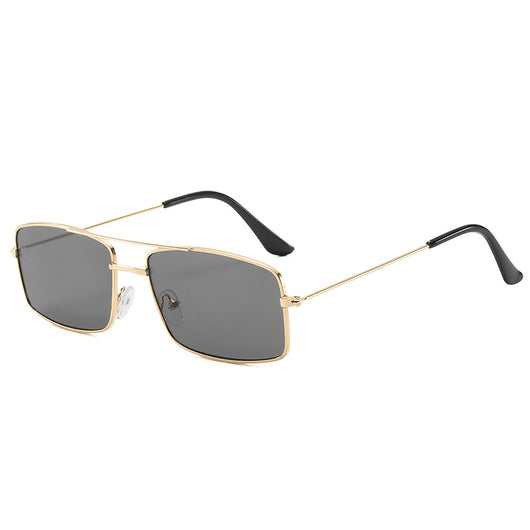 Gafas Retro de Doble Puente Cuadradas - Image 5