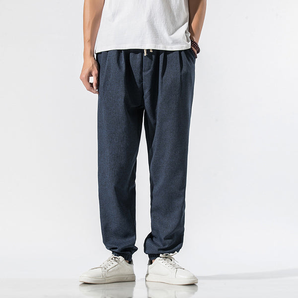 Pantalones de Lino Japonés para Hombre