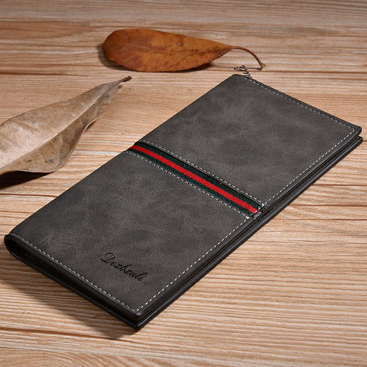 Billetera Retro Ultra Delgada para Hombre - Cartera Minimalista de Tarjetas - Image 4