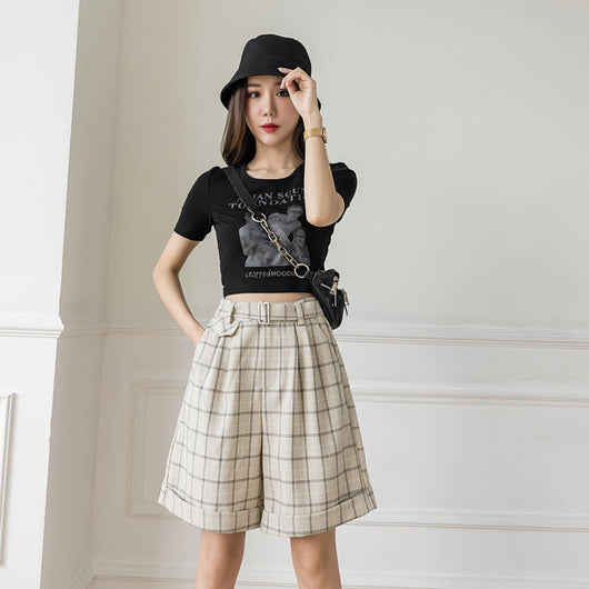 Pantalones Cuadrille Ligeros para Verano - Estilo Casual y Moderno para Mujer - Image 4