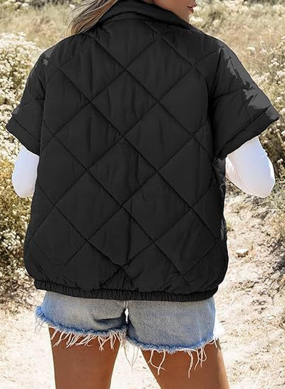 Chaqueta Cálida con Diseño de Diamantes y Bolsillos con Cierre - Image 31