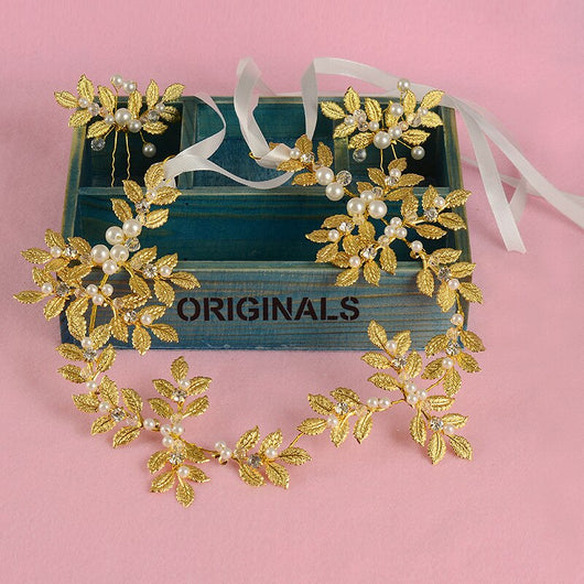 Diadema Retro de Perlas para Novia - Accesorio de Boda Artesanal - Image 3