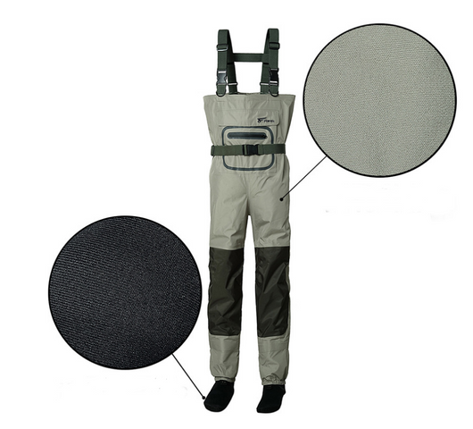 Pantalones de Pesca Impermeables Integrados Transpirables de 3 Capas - Image 3