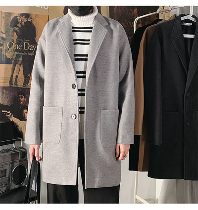 Abrigo de Lana Slim Fit para Hombre - Elegancia Moderna - Image 22
