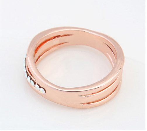 Anillos de Cristal Austriaco Premium - Joyería Elegante de Diseño Coreano - Image 4