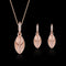 Conjunto de Joyas Nupciales Europeo-Americano para Bodas y Eventos Especiales