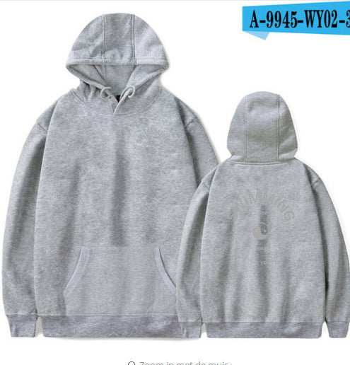 Sudadera con Capucha Alfabeto Inglés Unisex - Otoño e Invierno - Image 23