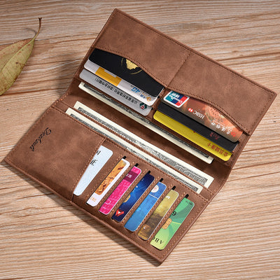 Billetera Retro Ultra Delgada para Hombre - Cartera Minimalista de Tarjetas - Image 3