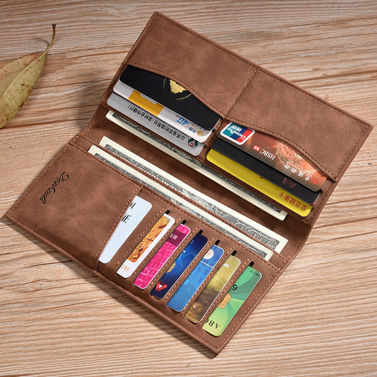 Billetera Retro Ultra Delgada para Hombre - Cartera Minimalista de Tarjetas - Image 3