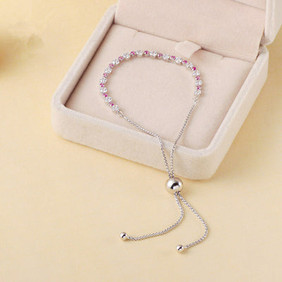 Pulsera de Plata Esterlina S925 Ajustable Telescópica - Image 4