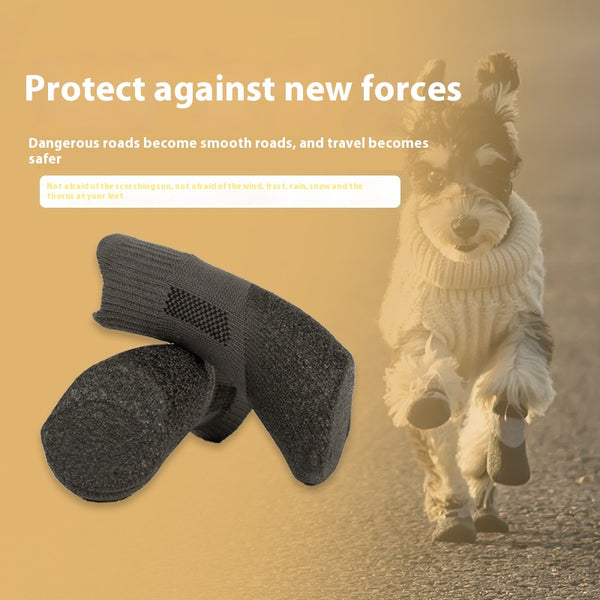 Botines Protectores para Mascotas Pequeñas y Medianas - Zapatos Impermeables Antisuciedad