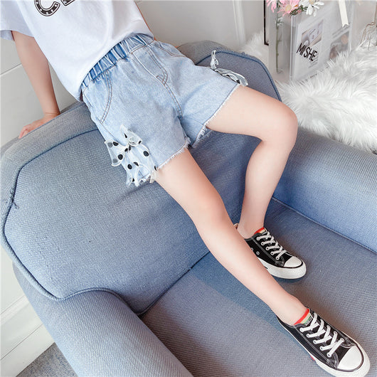 Shorts de Mezclilla para Niñas con Moño - Ideal para Verano - Image 6