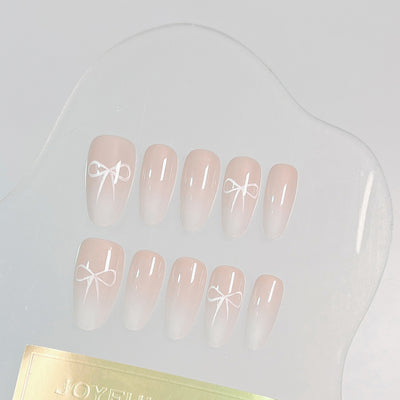 Uñas Postizas Nude Minimalista - Parches de Manicura Listos para Usar - Image 3