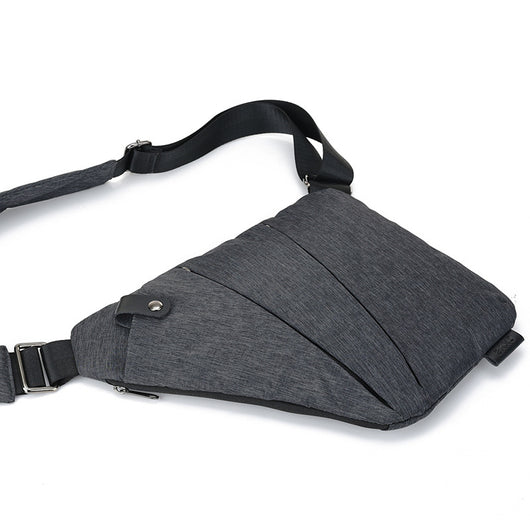 Bolsa de Lona para Hombre - Mochila Cruzada Multifunción con Protección Antirrobo - Image 5