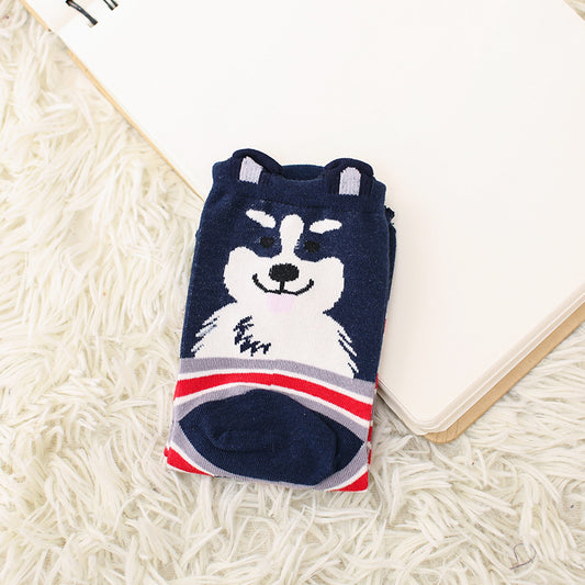 Calcetines Estampados Gato y Perro