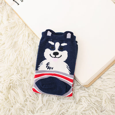 Calcetines Estampados Gato y Perro