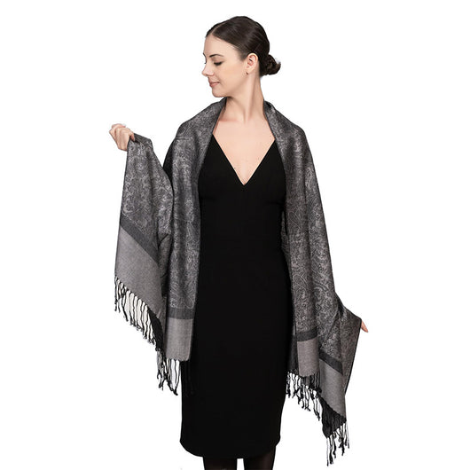 Elegante Chal Ligero de Lujo - Envolvente de Imitación Cashmere para Mujer - Image 35
