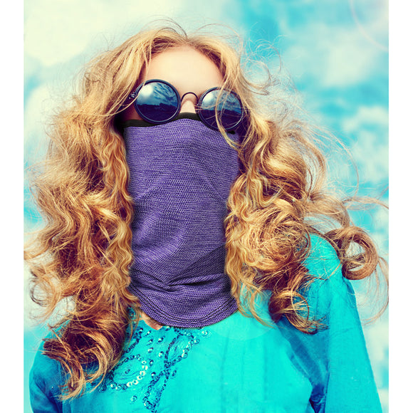 Máscara Facial de Malla Refrigerante con Ojales para Ciclismo