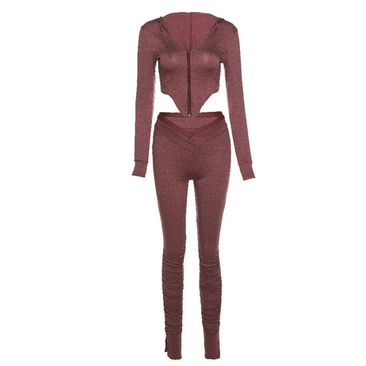 Conjunto Deportivo con Capucha y Pliegues - Image 17