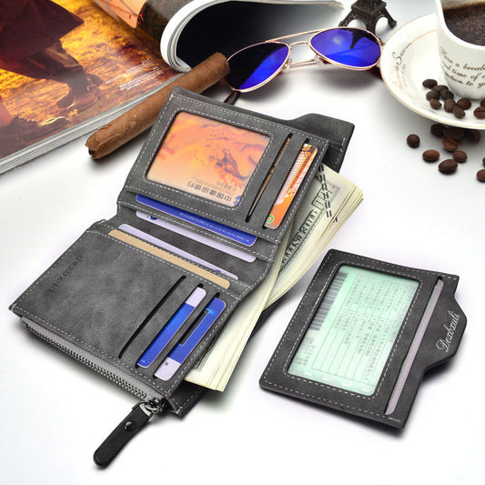 Cartera Multifuncional Vintage para Hombre con Organizador de Tarjetas - Image 2