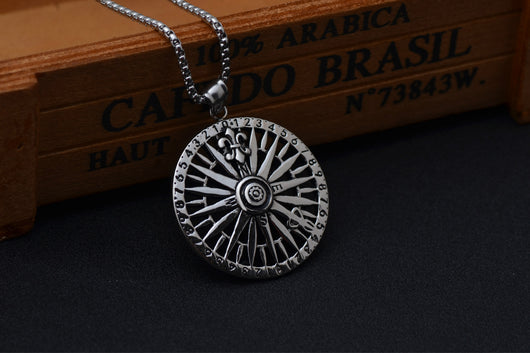 Collar Punk Retro de Acero Titanio para Hombre - Pendiente Acero Inoxidable - Image 3