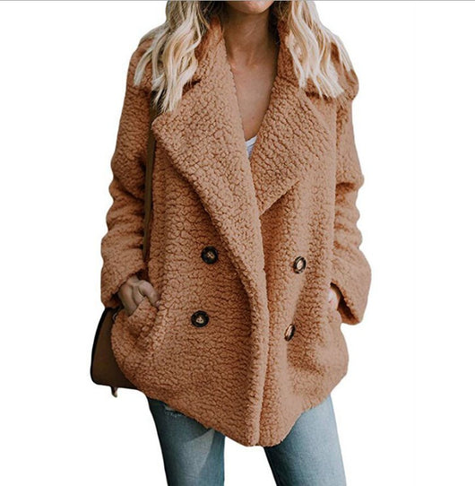 Blusa Elegante de Botones con Cuello Solapa para Otoño e Invierno - Image 12