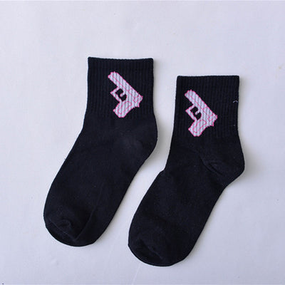 Calcetines Deportivos Cortos con Diseño Literario Divertido - Image 19
