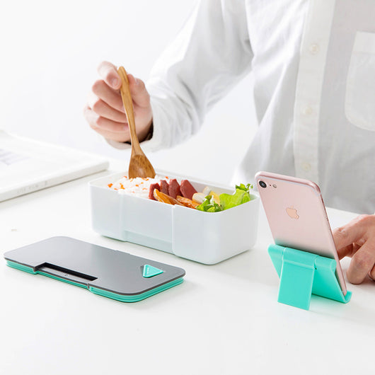 Contenedor de Almuerzo con Soporte para Celular