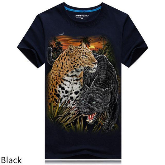 Playera Casual Estampado Animal 3D Personalizada Talla Grande Hombre - Image 8