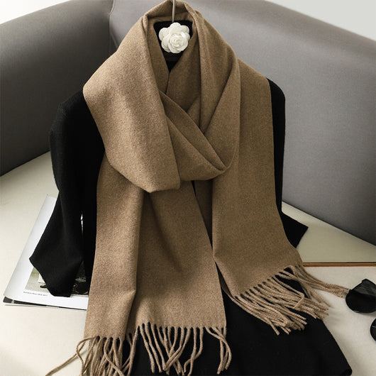 Pashmina Cálida de Color Sólido para Mujer - Chal Suave Estilo Cashmere - Image 12