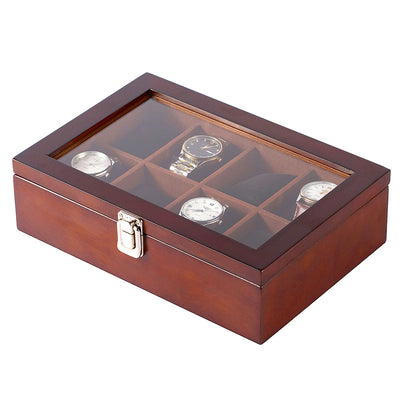 Caja Organizadora de Relojes con Tapa de Cristal - Image 8