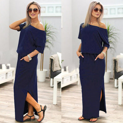 Vestido Largo Elegante de Verano para Mujer - Estilo Europeo - Image 7