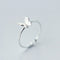 European and American fashion jewelry Negro retro personality ring female opening feather ring foreign trade wholesale hand jewelry Butterfly One Tamaño