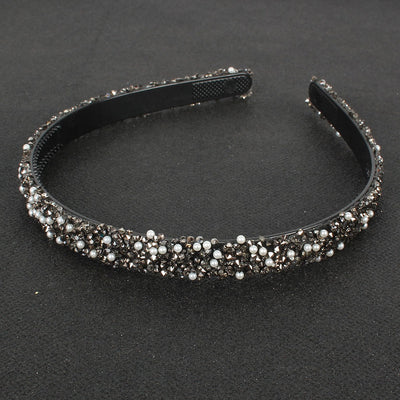 Diadema Semicircular Retro con Diamantes de Colores - Image 9
