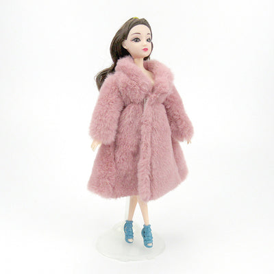 Abrigo de Peluche Elegante para Muñecas de Moda - Image 12