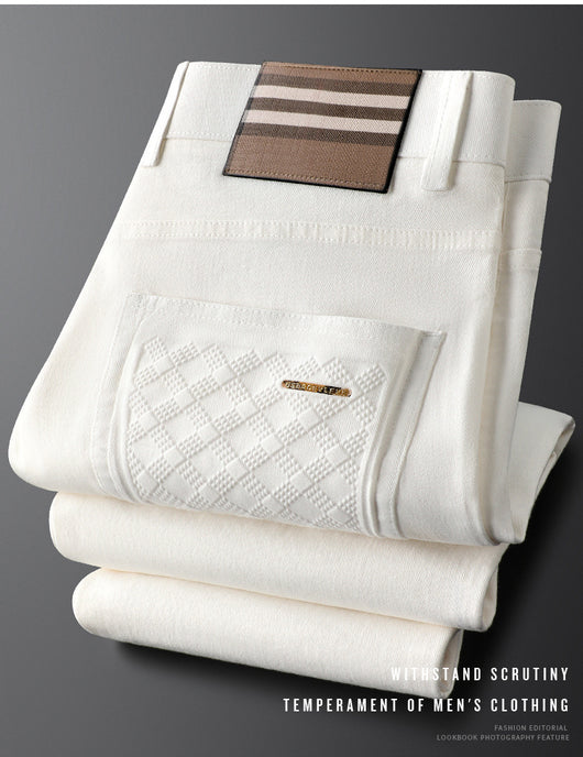 Pantalones de Negocios Slim Fit Algodón Transpirable Premium - Image 11
