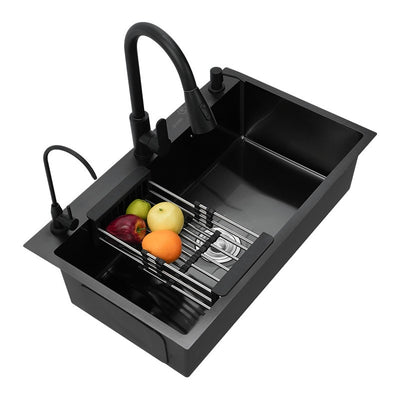 Fregadero de Acero Inoxidable Nano con Acabado Espejo para Cocina y Lavado - Image 5