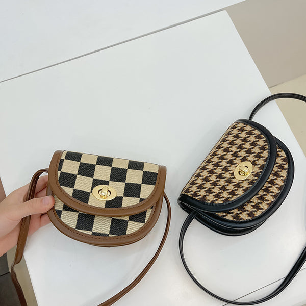 Mochila Infantil Cuadriculada Premium con Excelente Acabado
