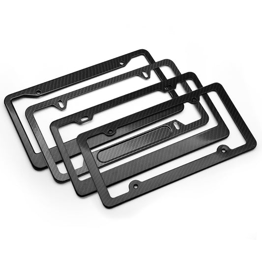 Marco para Placa de Matrícula en Fibra de Carbono Estilo Americano