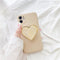 Funda de Silicona Líquida Khaki Antigolpes para iPhone