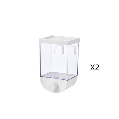 Dispensador de Cereales Montable con Presión Fácil - Contenedor de Almacenamiento de Alimentos - Image 9