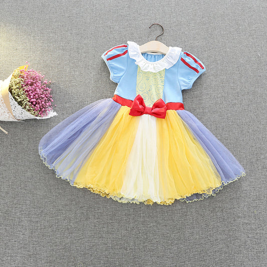 Vestido de Princesa Infantil - Disfraz Halloween para Niñas