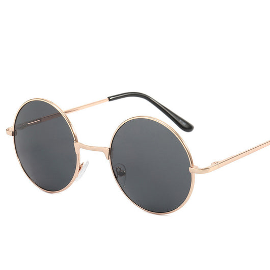 Gafas de Sol Retro Marco Redondo para Hombre - Image 4