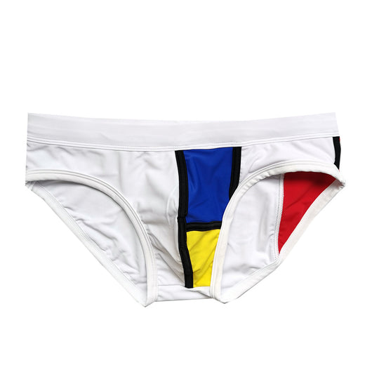 Bañador Deportivo con Detalles de Costura Triangular - Image 5