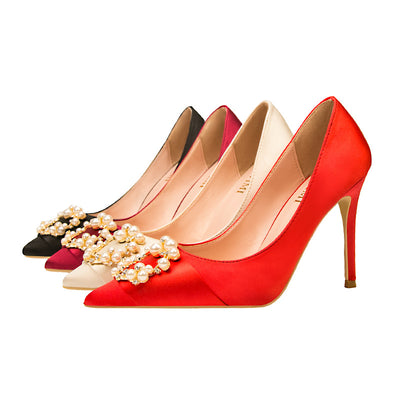 Zapatos de Tacón Stiletto Elegantes para Bodas y Eventos - Image 2