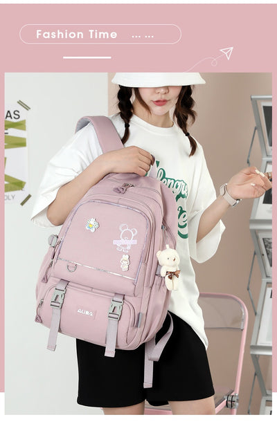 Mochila de Gran Capacidad Ligera con Protección Espinal - Image 22